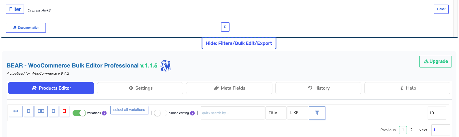 BEAR-Icons not showing