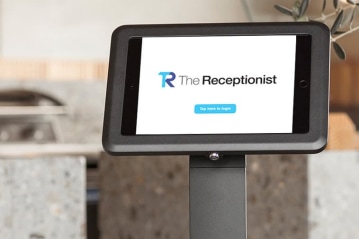 How The Receptionist Uses Bosstab Tablet Stands | Bosstab