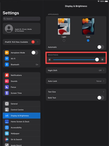 Disable Auto Brightness on iPhone & iPad | Bosstab
