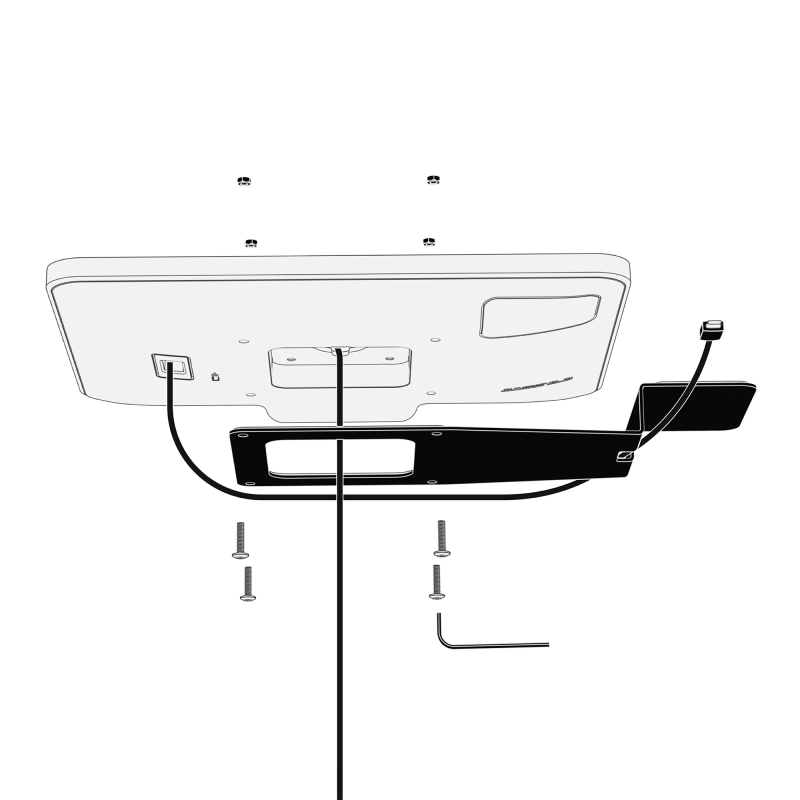 Elite Flex Arm With Card Reader Bracket (Side) | Bosstab | Bosstab