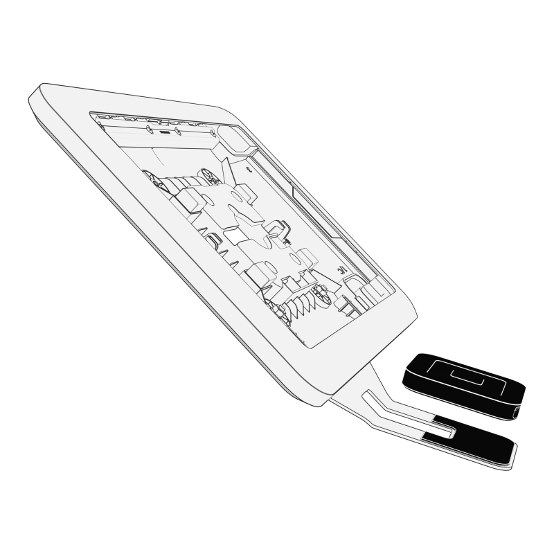 Gemini Dual With Card Reader Bracket (Upper/Lower) | Bosstab | Bosstab